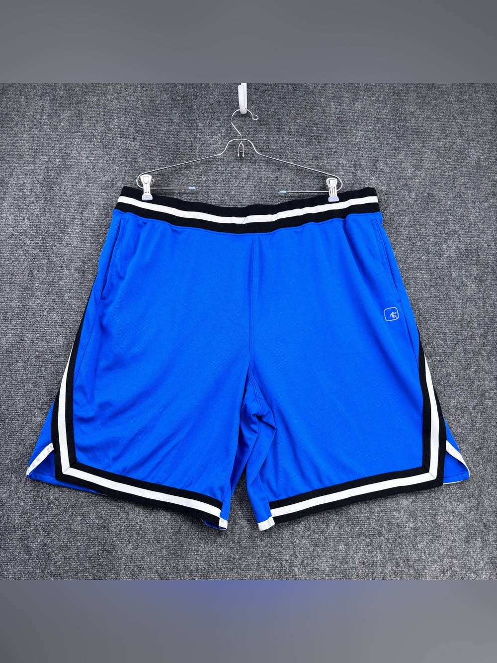 AND1 Blue Basketball Athletic Sideline Shorts Men’s 3XL 10” Inseam